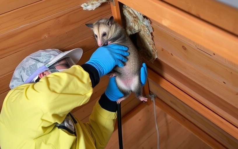 Roof & Ceiling Possum Removal in Albion